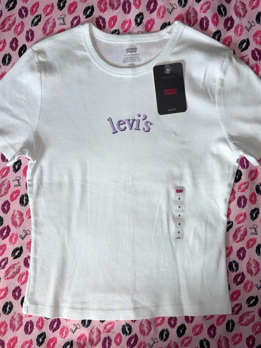 Levi's white graphic t shirt